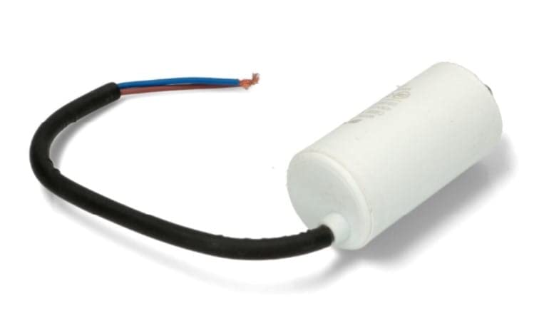 BSSTORE Condensatore Avviamento Motorino Elettrico 8,6uF 450V Con Cavo Compatibile Con Lavatrici, Pompe E Compressori