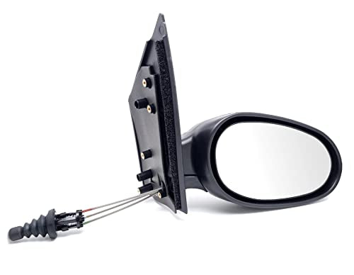 BSSTORE Specchietto Retrovisore per Sm@rt FORTWO dal 1998 al 2006 (450) Completo con Specchio e Regolazione Meccanica