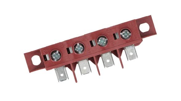 BSSTORE Morsettiera 4 Poli 450V 40A Resistente Al Calore FIno A 150°C