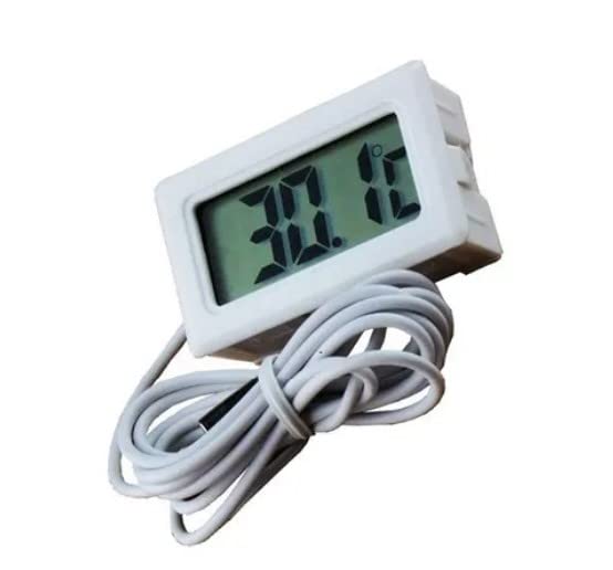 BSSTORE Termometro Digitale Frigorifero Acquario LCD Universale Con Sonda 1M Minimo -50° Massimo +110°C.