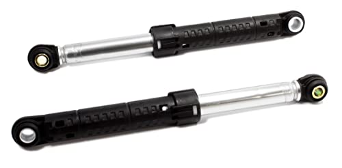 BSSTORE Kit 2 Ammortizzatori Lavatrice 90N Fori 8Mm Compatibile Con Vari Marchi E Modelli Equivalente A 00448032