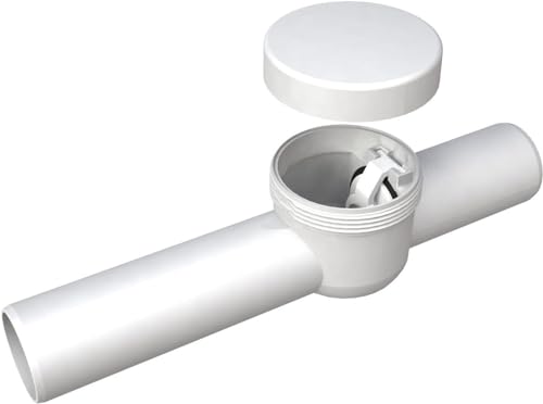 BSSTORE Valvola Antiritorno Antireflusso Orizzontale Bianca In PVC