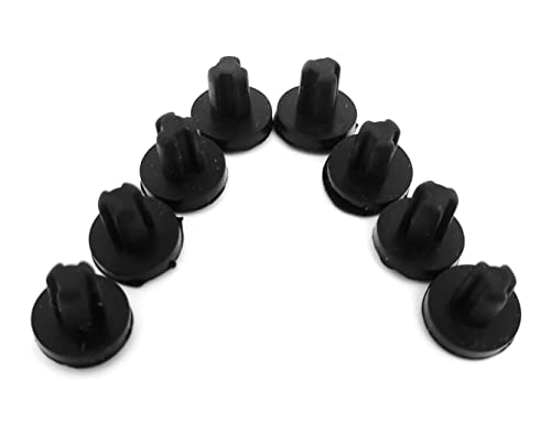 BSSTORE Kit 8 Gommini Anti Graffio Piano Cottura Compatibile Con Vari Modelli Equivalente A 481246368017