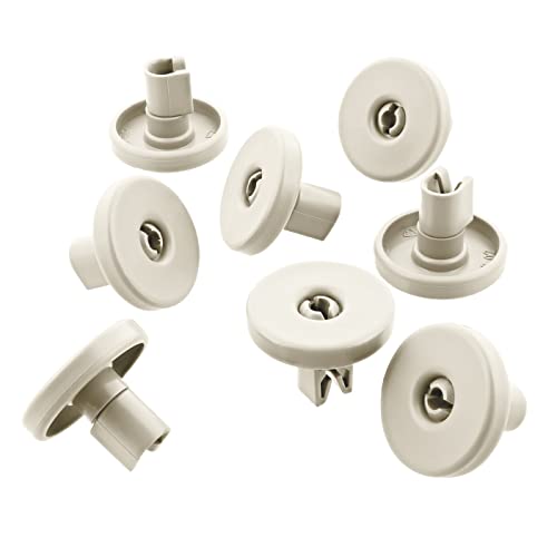 BSSTORE Ruote Cestello Inferiore per Lavastoviglie Universali 50286965004 21ZN805 - Compatibile ELECTROLUX, ZANUSSI, AEG, TRICITY - (Kit x8)