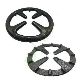 BSSTORE Riduzione Universale Nera Smaltata In Ghisa 120Mm Supporto Per Tutti i Piani Cottura A8006