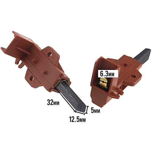 BSSTORE C00196539 Spazzole Motore Carboncini Universali per Lavatrice - Compatibile HOTPOINT ARISTON INDESIT (Kit x2)