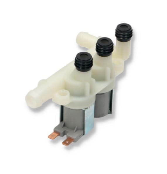 BSSTORE Elettrovalvola Lavatrice 3 Vie 90° Compatibile Con Vari Marchi E Modelli Equivalente A 131974700