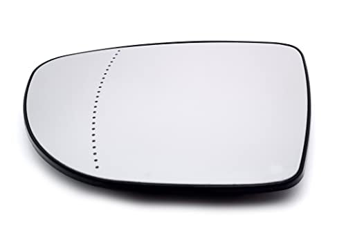 BSSTORE Piastra Vetro Specchio Retrovisore Termico per CLIO 4, CAPTUR, MICRA 5, ZOE (Sinistro - Lato Conducente Asferico)