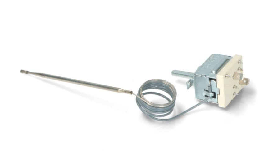 BSSTORE Termostato Forno 2 Contatti Compatibile Con Vari Marchi E Modelli Equivalente A C00145486, C00081597, 482000022707, 482000030025