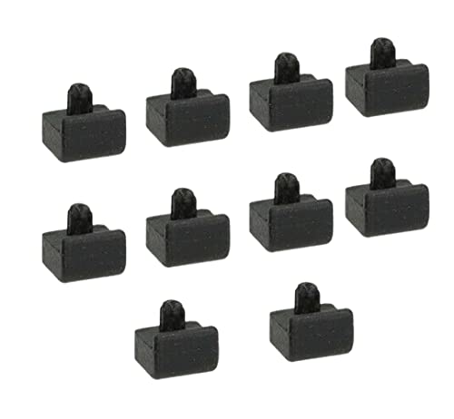 BSSTORE 133.0054.843 Kit 10 Gommini per Griglia Piano Cottura - Compatibile per Franke GLEM GAS CANDY SMEG 1982485 P0016
