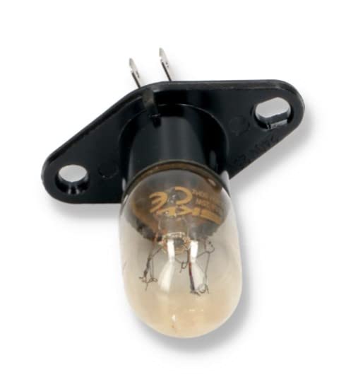 BSSTORE Lampadina Forno Microonde 25W Faston 6,3MM Compatibile con Vari Modelli Equivalente A 481913428051