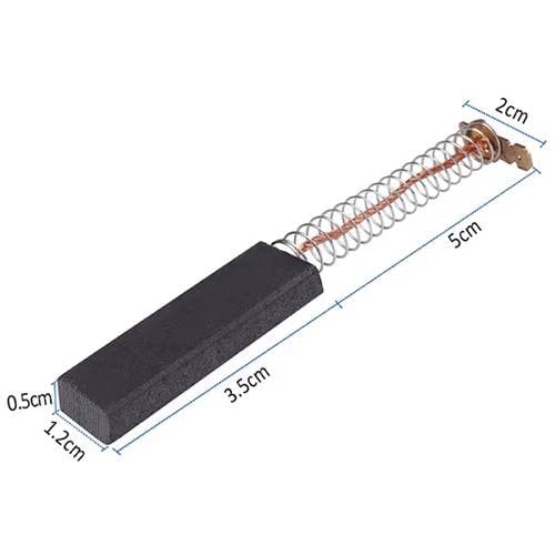 BSSTORE Coppia Spazzole Carboncini per Motore COMPATIBILE con Asciugatrice e Lavatrice Bosch 154740 Siemens AEG