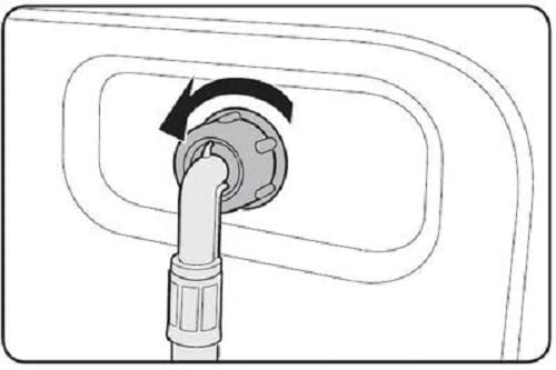 BSSTORE Tubo di Carico Universale per Lavatrice - Tubo Ingresso Acqua Fredda Attacco Standard 3/4''