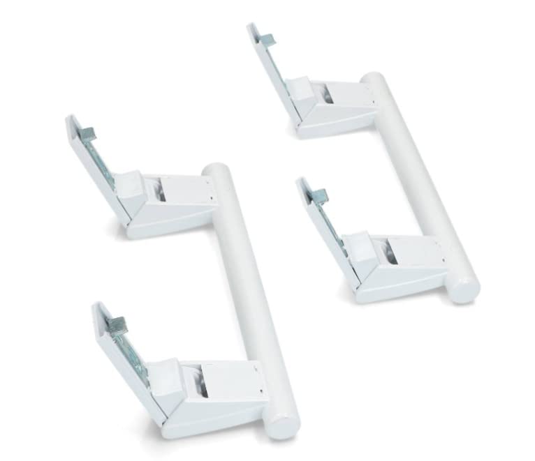 BSSTORE Kit 2 Maniglie Frigorifero Compatibile Con Vari Modelli Equivalente A 9096036