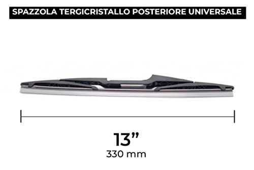 BSSTORE Spazzola Tergicristallo Posteriore Universale 13" 330mm Tergilunotto Compatibile con la Maggior parte delle Auto