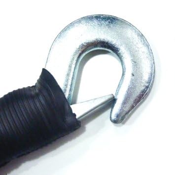 BSSTORE Fune Elastica Traino Per Auto Lunghezza 1,5/4 Mt