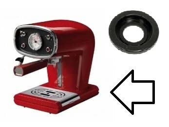 BSSTORE Guarnizione Sottocoppa Compatibile Caffè Retro, Silver, Prestige Equivalente a AT4055592700