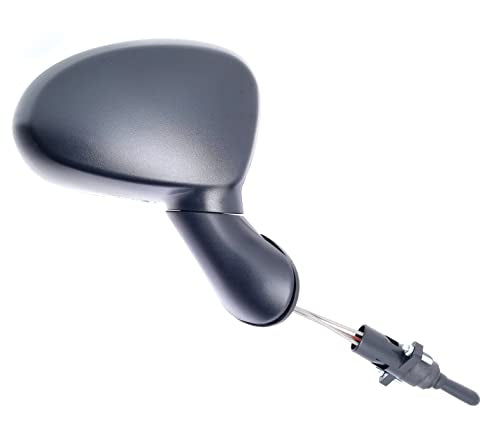 BSSTORE Specchietto Retrovisore Esterno Nero per Matiz dal 2005 al 2011 (M200, M250) con Regolazione Manuale
