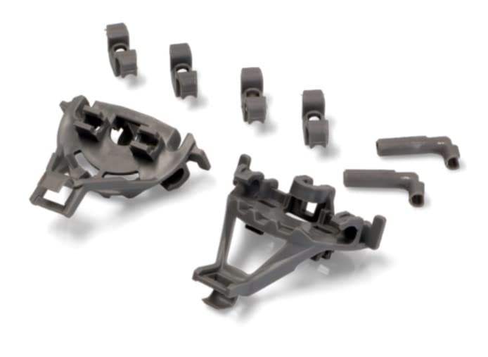 BSSTORE Set Completo 8 Fermi Per Cestello Inferiore Lavastoviglie Compatibile Con Vari Modelli Equivalente A 00428344, 00418499, 00420199