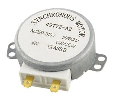 BSSTORE Motore Piatto Microonde Universale 2,5/3 Giri Al Minuto 3,5/4 Watt Equivalente a 49006054 49TYZ-A2