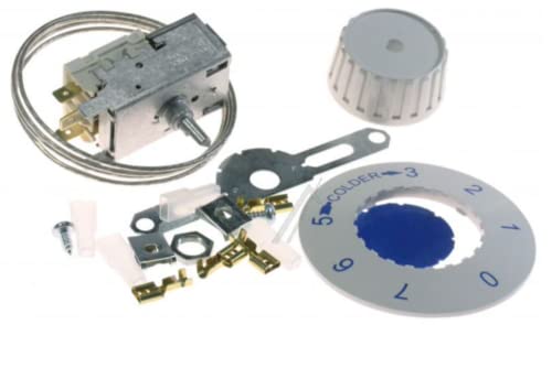 BSSTORE Termostato Frigorifero Due Porte A 3 Contatti VT9 Universale Capillare 1200Mm Compatibile Con Tutte Le Marche