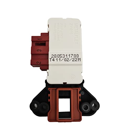 BSSTORE 2805311700 Elettroserratura Bloccoporta per Lavatrice - Compatbile BEKO, SABA, CONTINENTAL EDISON, FAR, ESSENTIEL B, AYA, ALTUS