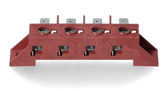 BSSTORE Morsettiera 4 Poli 450V 40A Resistente Al Calore FIno A 150°C