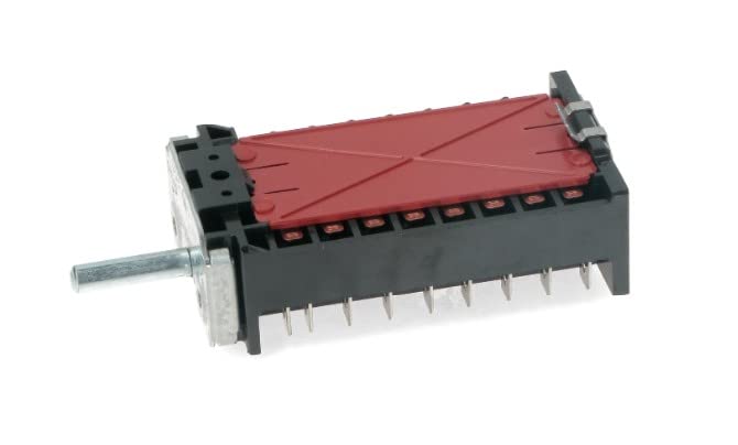 BSSTORE Commutatore Forno 9 Posizioni Compatibile Con Vari Marchi E modelli Equivalente A 040899009909R, 42.09000.009