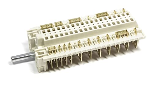 BSSTORE Commutatore Forno 7 Posizioni Compatibile Con Vari Marchi E Modelli Equivalente A C00196053 19HE069