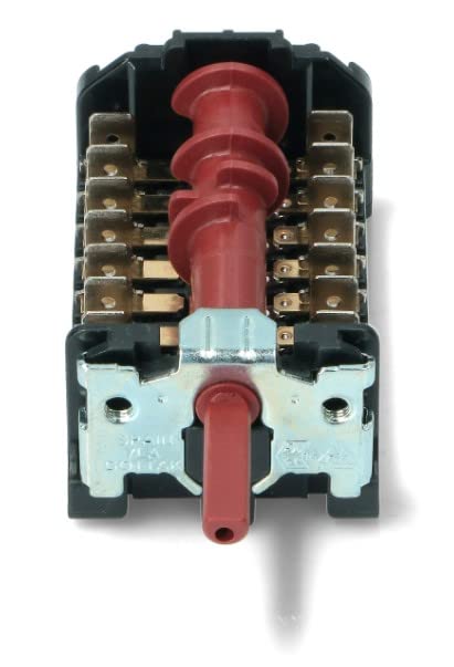 BSSTORE Commutatore Forno Serie 7LA A 5 Posizioni Compatibile Con Vari Marchi E Modelli Equivalente A 850605K 32010640