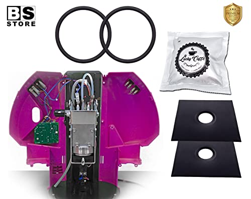 BSSTORE 2 Guarnizioni O-Ring + 2 Spessori Calibrati Compatibili per Macchina del Caffè DDIESSE FROG + Cialda Lucky Caffè OMAGGIO