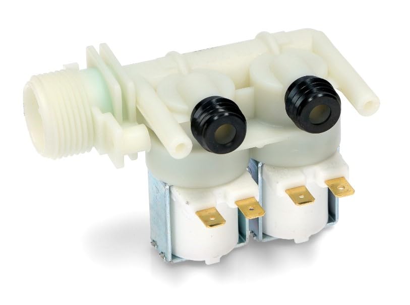 BSSTORE Elettrovalvola Lavatrice 2 Vie 180° Compatibile Con Vari Marchi E Modelli Equivalente A C00066518