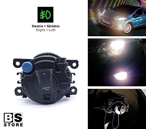 BSSTORE Fendinebbia Anteriore Bileterale H11 per FIESTA 06-17, C-MAX 10-15, DUSTER 10-13, KANGOO 03-12, MEGANE 02-05 e Tante Altre Auto | 71768142