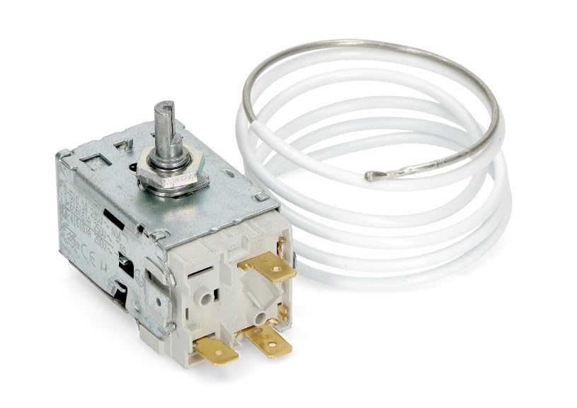 BSSTORE Termostato Frigorifero Doppia Porta A13-0218 3 Contatti Compatibile Con Vari Marchi E Modelli Capillare 1000Mm Equivalente A 041082