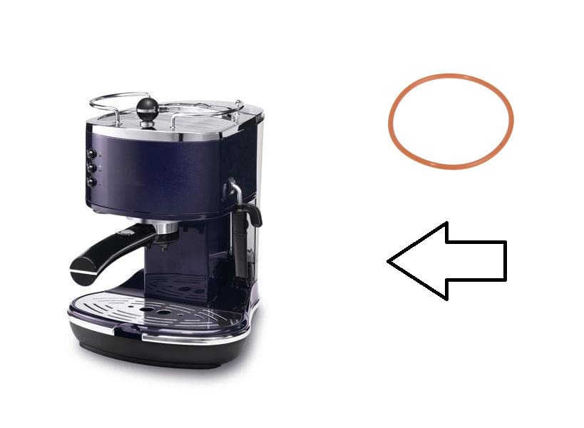 BSSTORE Guarnizione Caldaia In Silicone Compatibile Macchina Da Caffè A Braccetto 533216 ECO310