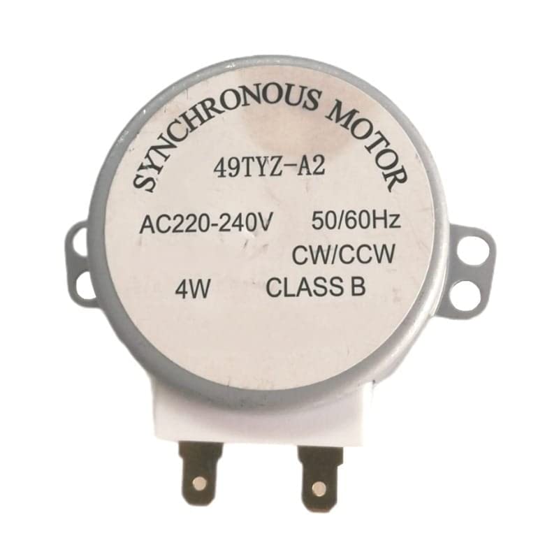 BSSTORE Motore Piatto Microonde Universale 2,5/3 Giri Al Minuto 3,5/4 Watt Equivalente a 49006054 49TYZ-A2