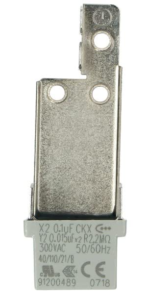 BSSTORE Soppressore Lavatrice Condensatore Antidisturbo Compatibile Con Vari Marchi E Modelli Equivalente A 91200489