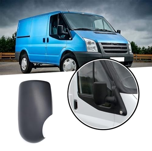 BSSTORE Calotta Specchietto Retrovisore Nera Ruvida per F0RD TRANSIT Mk5 Mk6 2000-2014