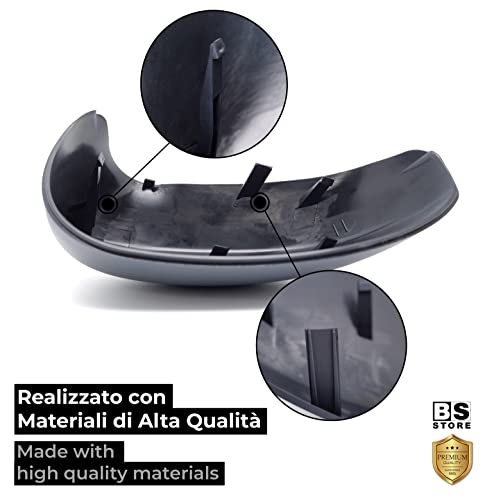 BSSTORE Calotta Specchietto Retrovisore da Verniciare con Primer per Grande Punto 2005, Grande Punto Evo 2009, Linea 2007