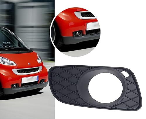 BSSTORE Griglia Paraurti Anteriore con Fendinebbia per Sm@rt FORTWO (451) 2007-2014