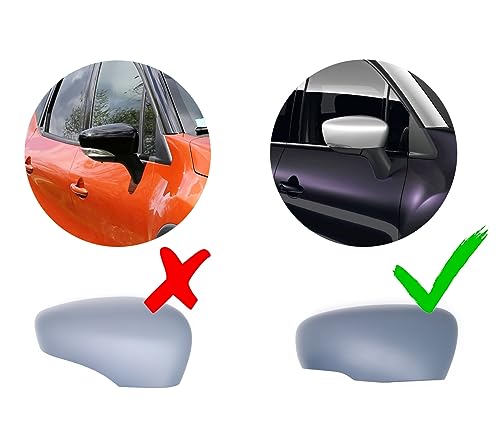 BSSTORE Calotta Specchietto Retrovisore da Verniciare con Primer per CLIO 4 '18, CAPTUR '18, MICRA 5 '17, ZOE '19