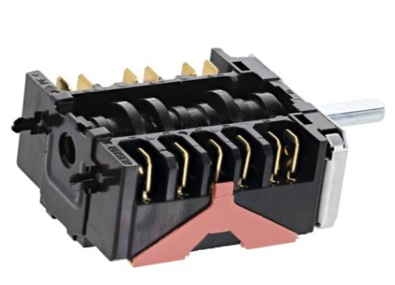 BSSTORE Commutatore Forno 6 Posizioni Compatibile Con Vari Marchi E Modelli Equivalente A 42814656 41003026