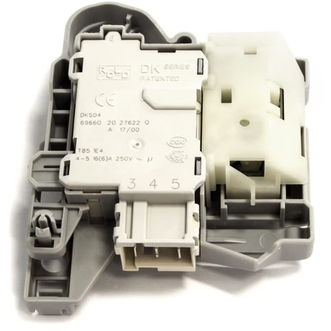 BSSTORE Bloccoporta Elettroserratura Lavatrice Compatibile Con Vari Modelli Equivalente A 8084553018, 8084553034, 8084553067, 8084553083, DKS10619, DKS10620