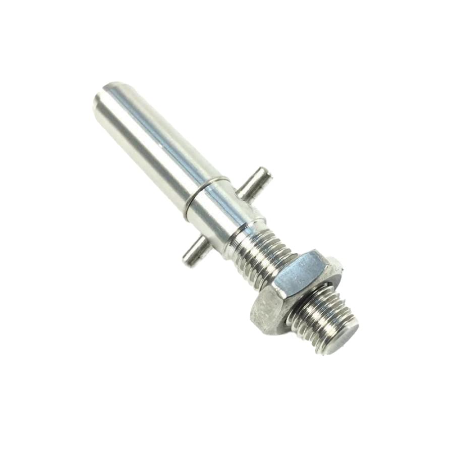 BSSTORE KW711986 Perno Frusta Impastatore Compatibile Kenwood con anello di sicurezza per Robot da cucina | Diametro 9,5 mm