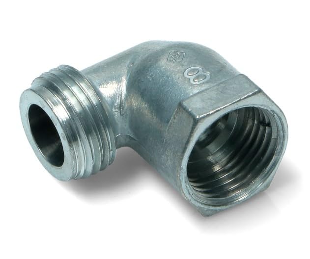 BSSTORE Raccordo A Gomito Tubo Gas 1/2 Maschio/Femmina Universale