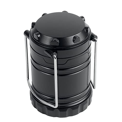 BSSTORE Lampada da Campeggio Portatile a LED 180 Lumen con Maniglie in Metallo | Impermeabile IPx5 per Tenda, Campeggio, Pesca, Emergenza, Trekking, Viaggio