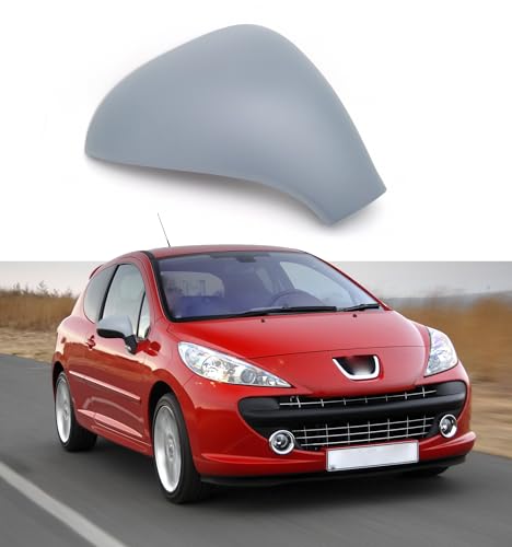 BSSTORE Calotta Specchietto Retrovisore da Verniciare con Primer per PEUGE0T 207 2006-2015