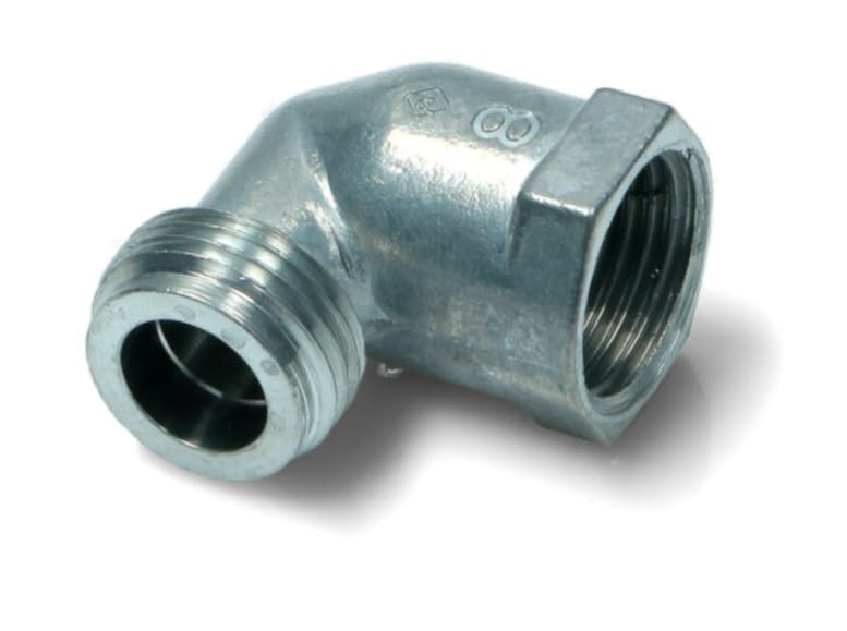 BSSTORE Raccordo A Gomito Tubo Gas 1/2 Maschio/Femmina Universale