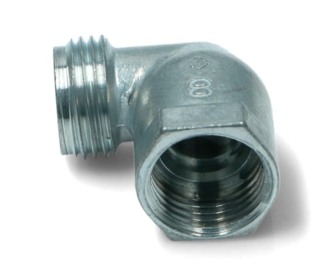 BSSTORE Raccordo A Gomito Tubo Gas 1/2 Maschio/Femmina Universale