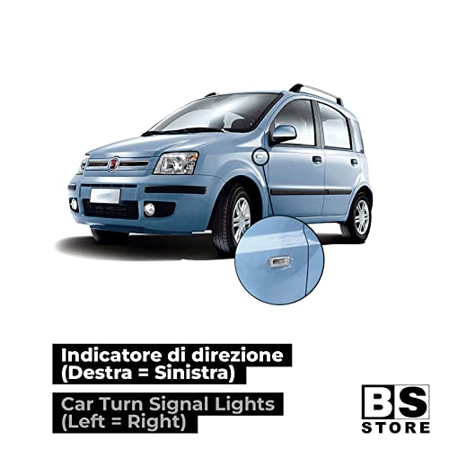 BSSTORE Freccia Laterale Indicatore di Direzione per Panda, Grande Punto, Multipla e Tante Altre Auto | 44850